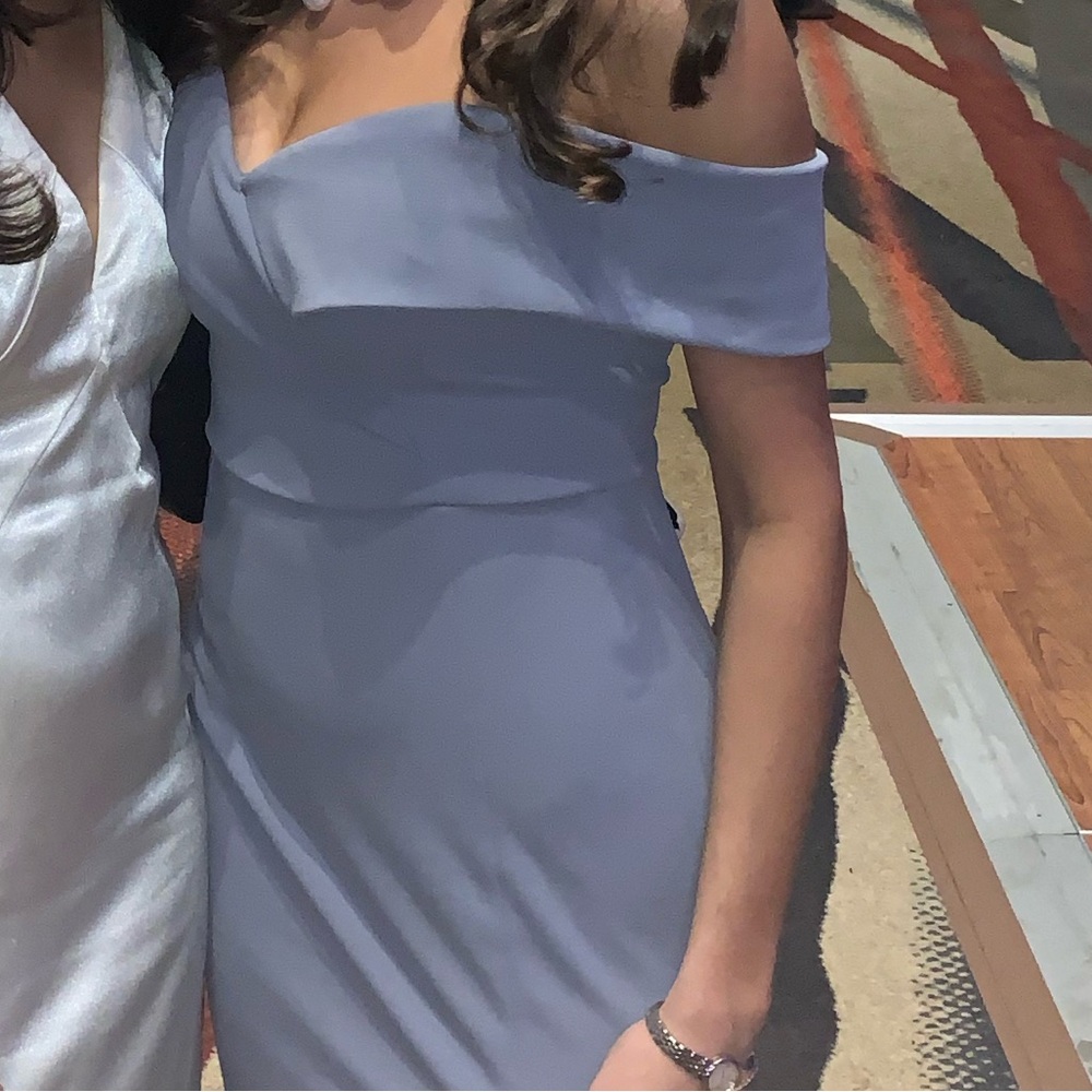 Formal blue gown